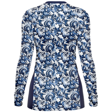 Chokefish™ Long Sleeve Rashguard Maori Woman's Shirt-016
